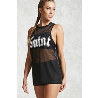 Forever 21 Active Saint Graphic Tank Top