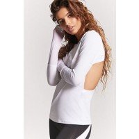 Forever 21 Active Mesh-Panel Racerback Top