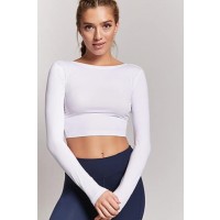 Forever 21 Active Scoop-Back Crop Top