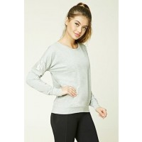 Forever 21 Active Metallic-Insert Top