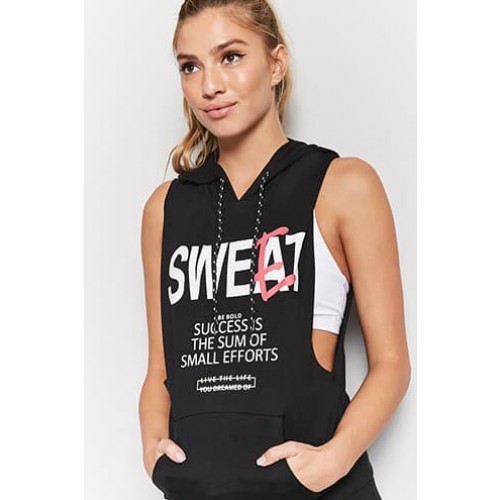 Forever 21 Active Sweat Hooded Top