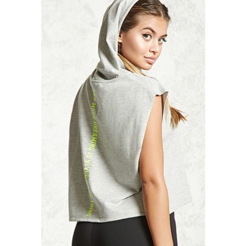 Forever 21 French Terry Graphic Hoodie