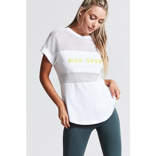 Forever 21 Active High-Sport Graphic Top