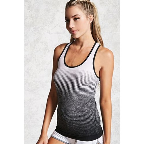 Forever 21 Active Striped Tank Top