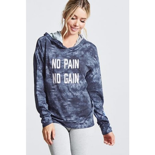 Forever 21 Active No Pain No Gain Hoodie