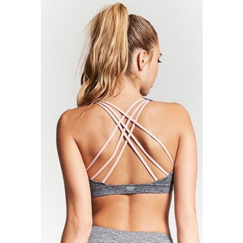 Forever 21 Medium Impact - Strappy Sports Bra