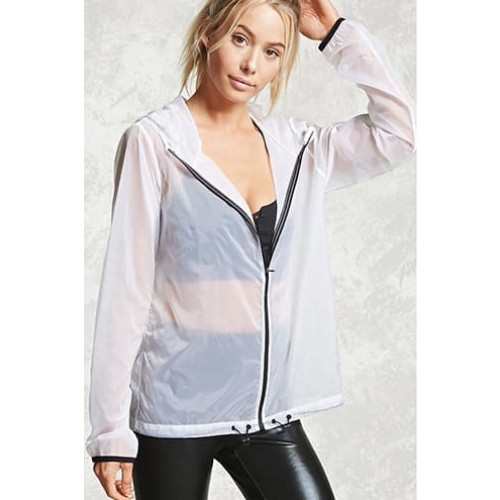 Forever 21 Active Hooded Windbreaker