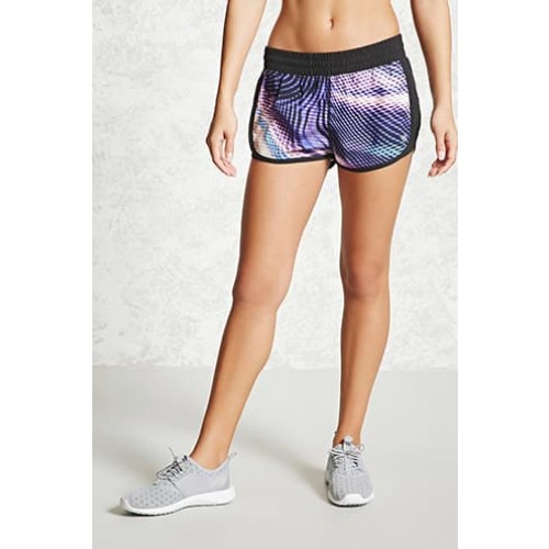 Forever 21 Active Abstract Dolphin Shorts