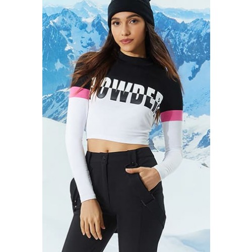 Forever 21 Active Powder Colorblock Top
