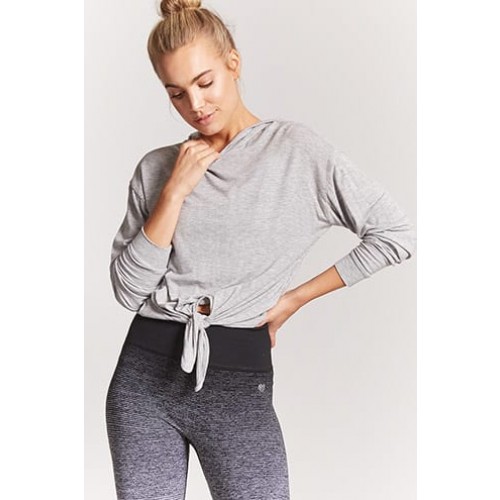 Forever 21 Active Tie-Front Top