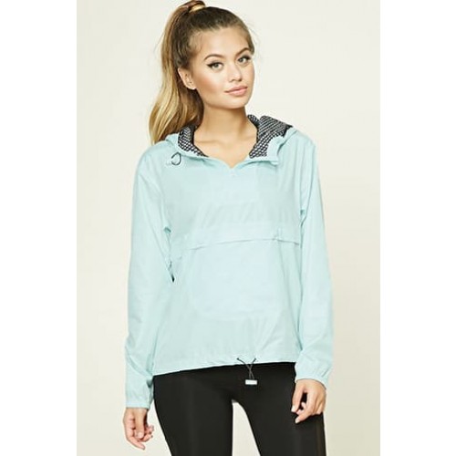 Forever 21 Active Drawstring Hooded Anorak