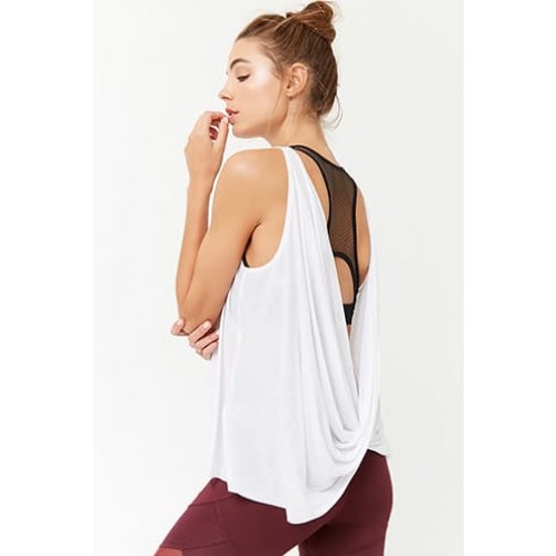 Forever 21 Active Draped-Back Tank Top